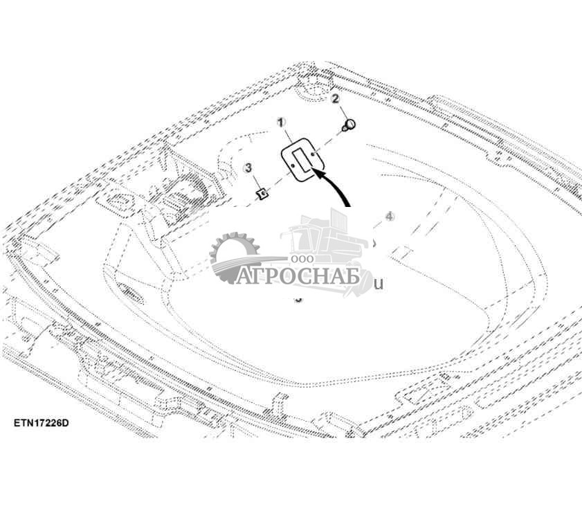 Заглушка, переключатель проблескового маячка, с вращающимся фонарем 